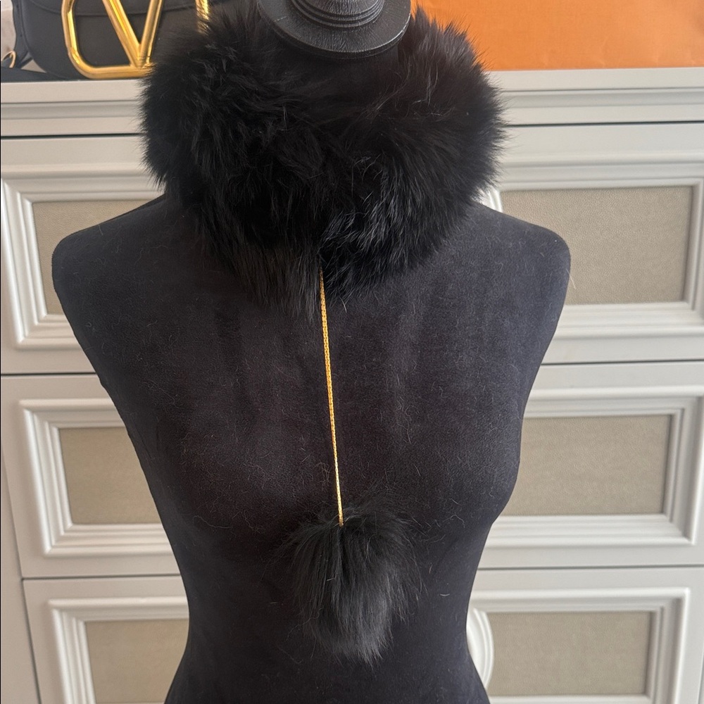 Real Fox fur collar